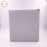 Factory Promotion Wholesale 6 Ring A4 A5 Gray PU Folder Base Business Binder